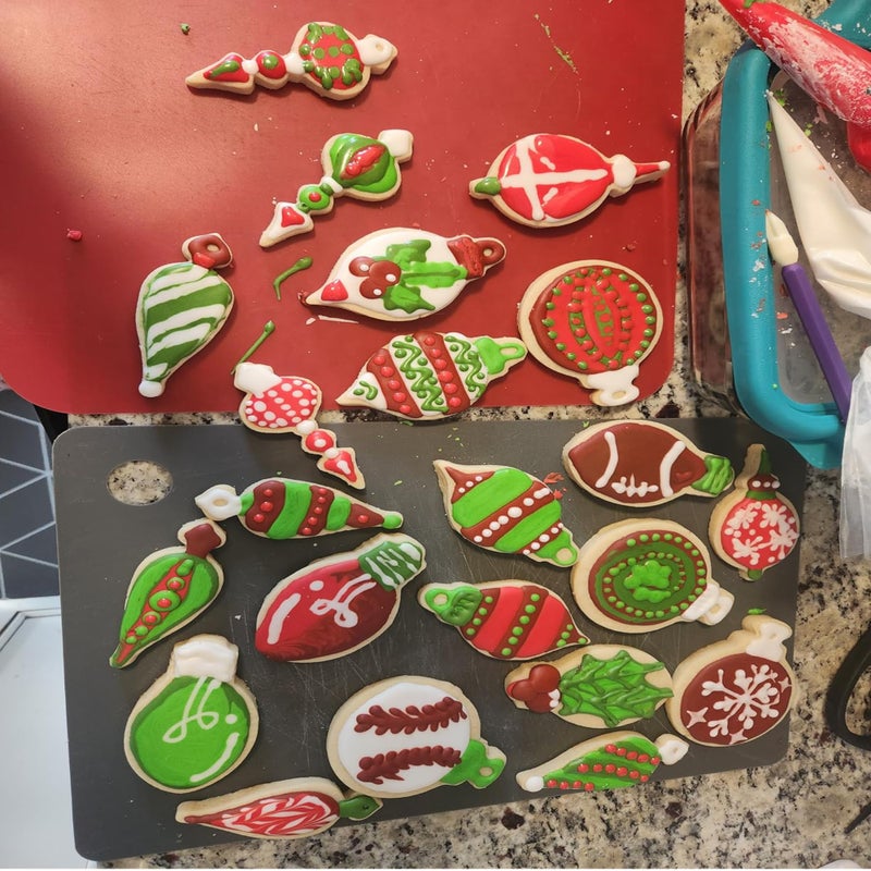 Maykito Christmas Ornament Cookie Cutter Set -6 Pieces In Assorted Designs - Stainless Steel - Image 4